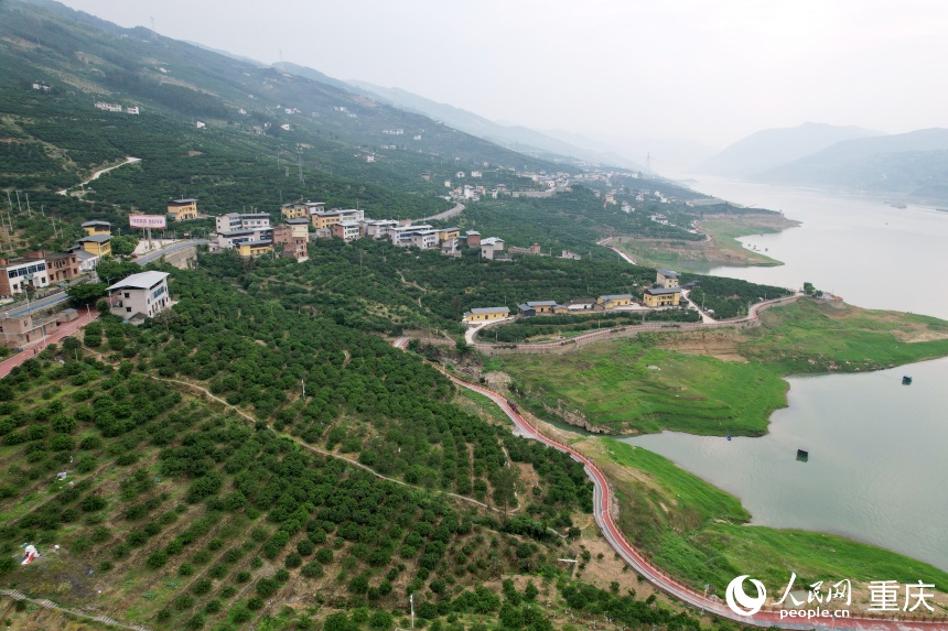 豐都縣安坪鎮(zhèn)三沱村。人民網(wǎng)記者 劉政寧攝