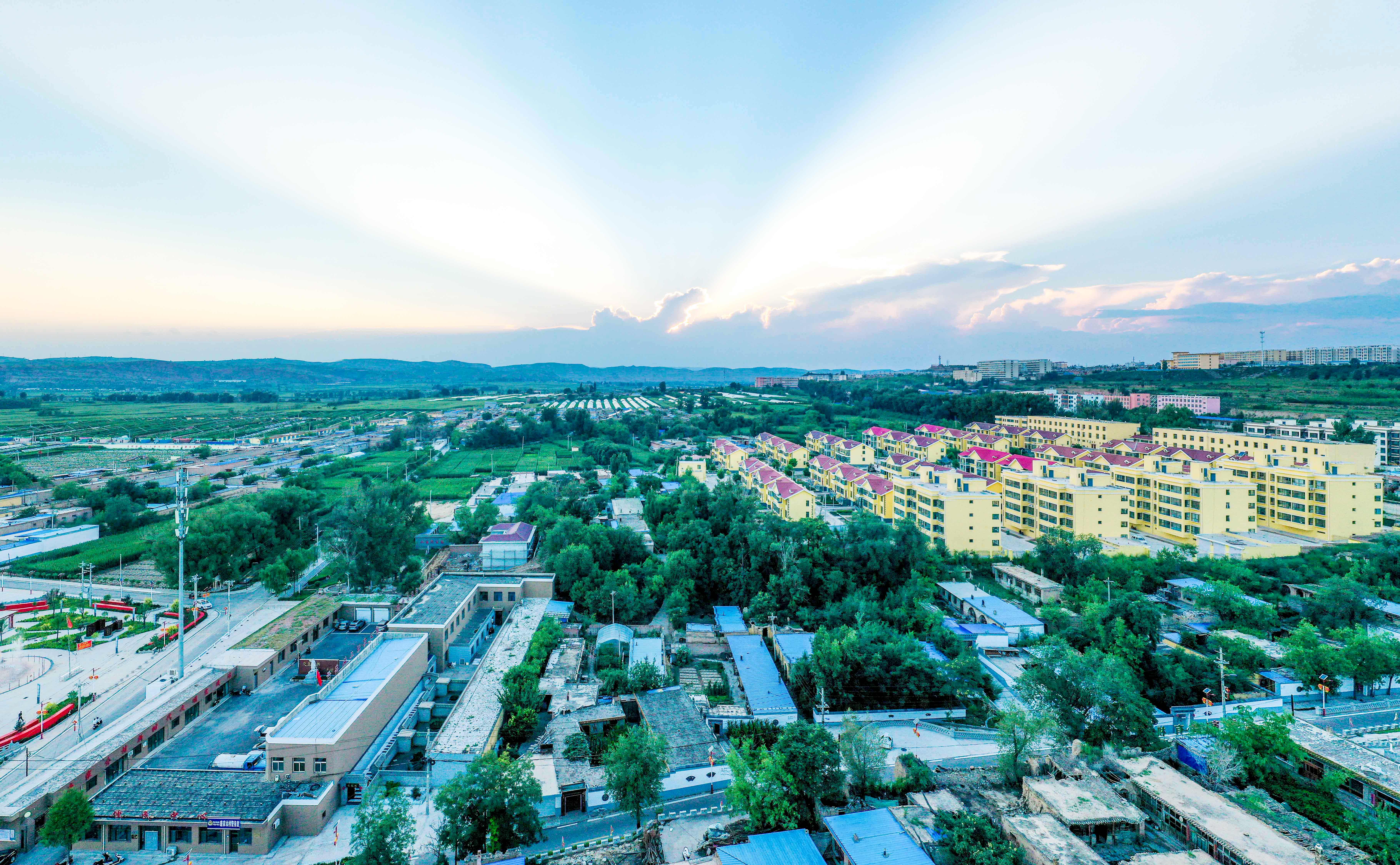 黃河岸邊的美麗村莊——唐家會村。